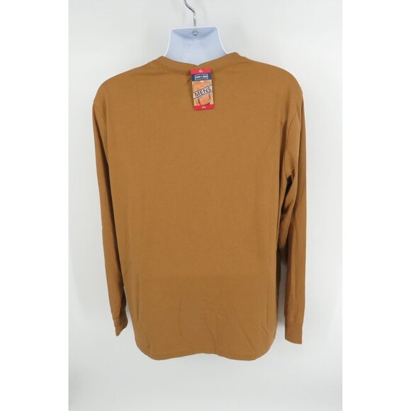 State Of Mine Men's New York Long Sleeve T-Shirt Brown XL NWT - Picture 4 of 4